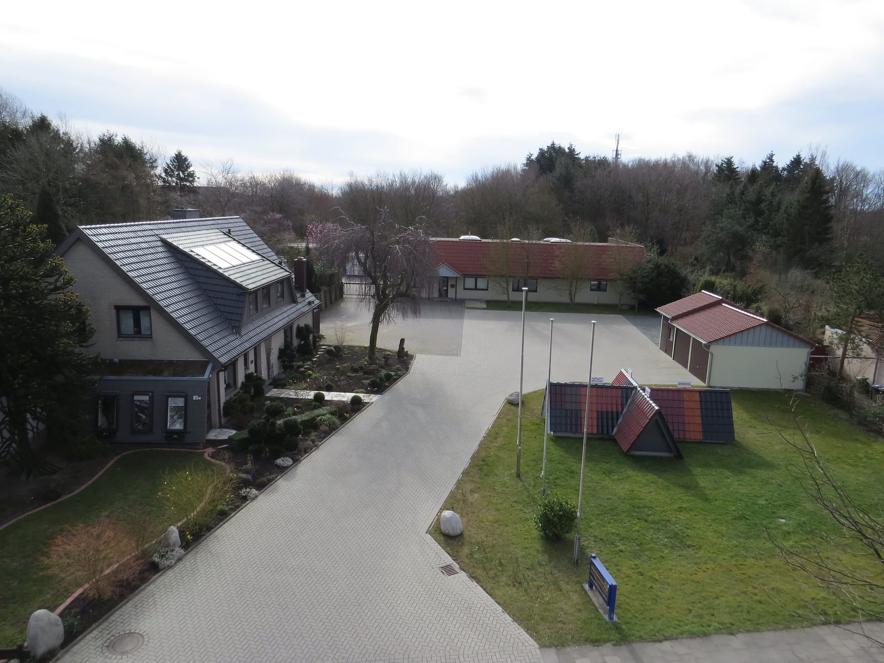 Firmengelände Wegner Bedachungen Loxstedt