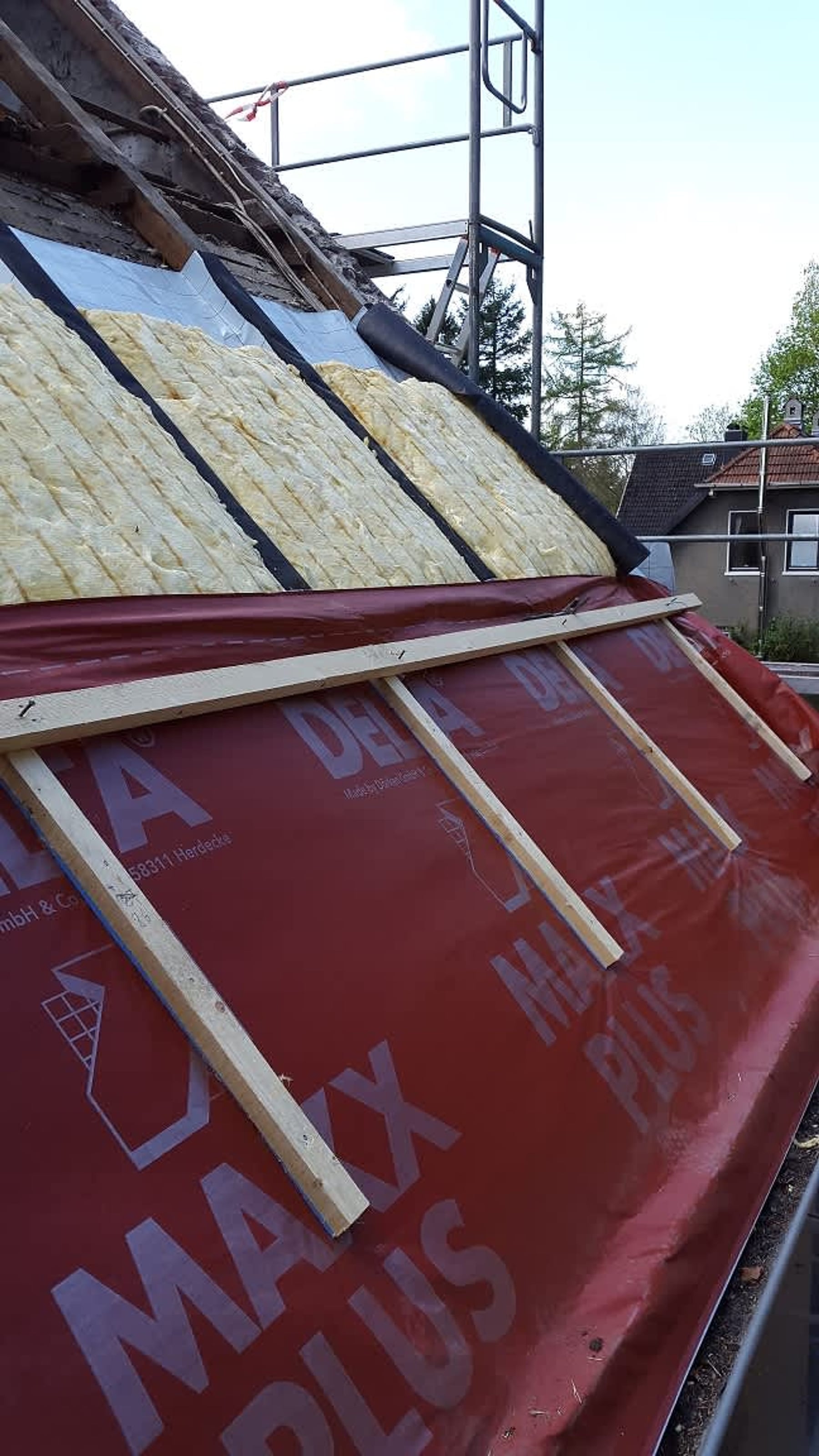 Energetische Dachsanierung mit Dämmung